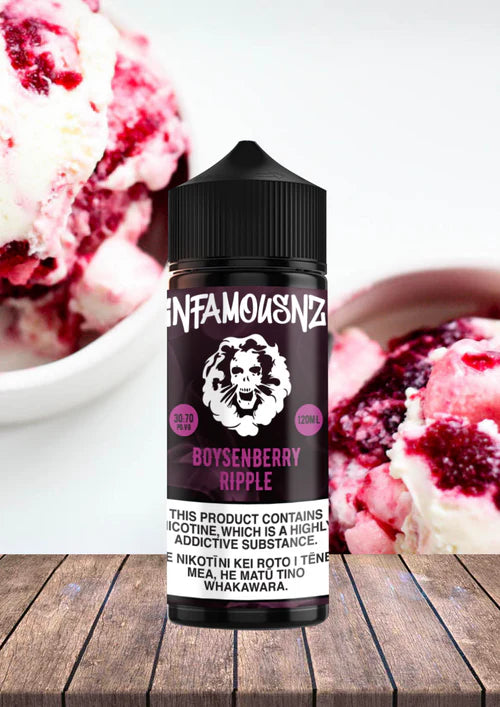 Infamous NZ - Berries Sweet (Boysenberry Ripple) 120ml