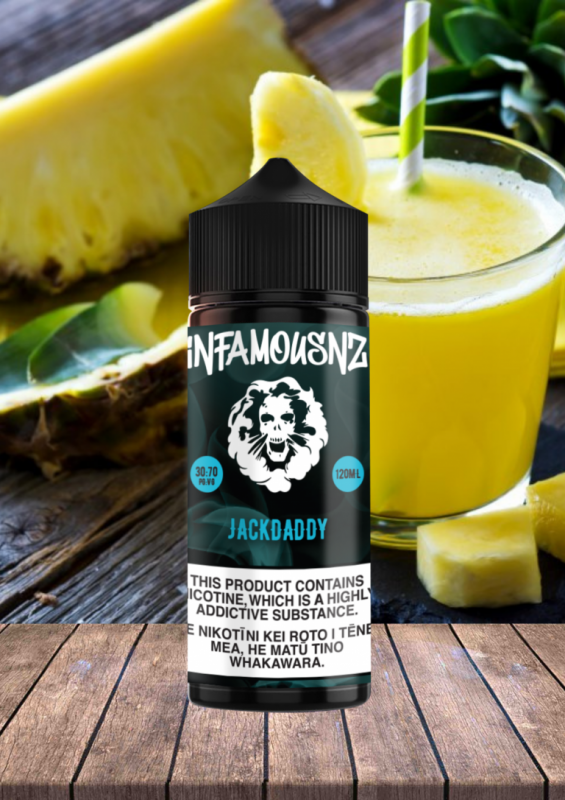 Infamous NZ - Tropical Pineapple (Jackdaddy) 120ml