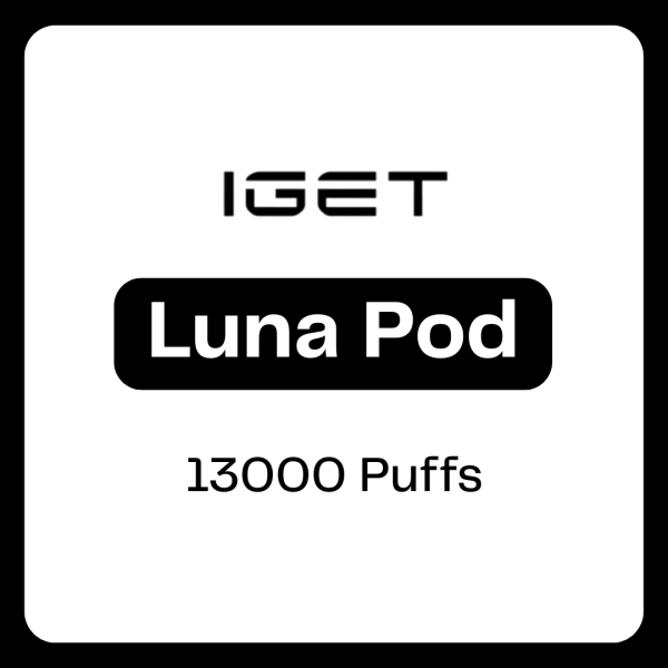 IGET Luna 13K Pod - Blueberry Raspberry 2020 Vapes IGET Luna 13K Pod - Blueberry Raspberry 2020 Vapes