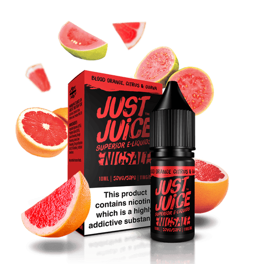 Just Juice - Blood Orange,Citrus & Guava Salt 10ml - 2020 Vapes