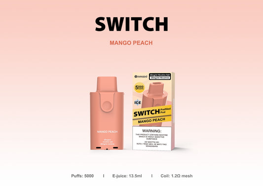 Switch Replacement Pod - 5000 Puffs - Mango Peach