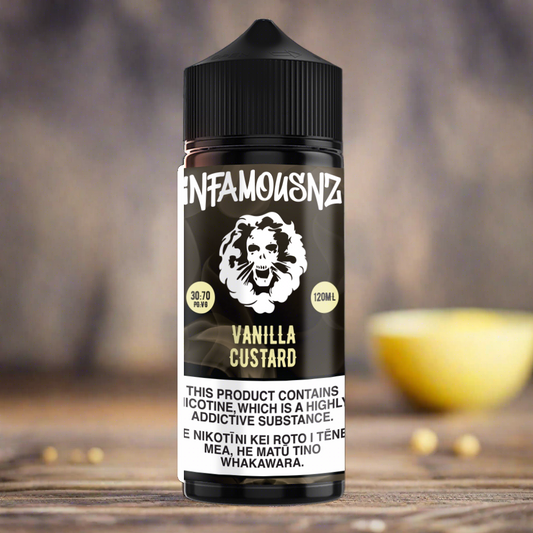 Infamous NZ - Vanilla Custard 120ml