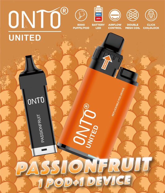 Onto - Passionfruit Kit 8000 Puff