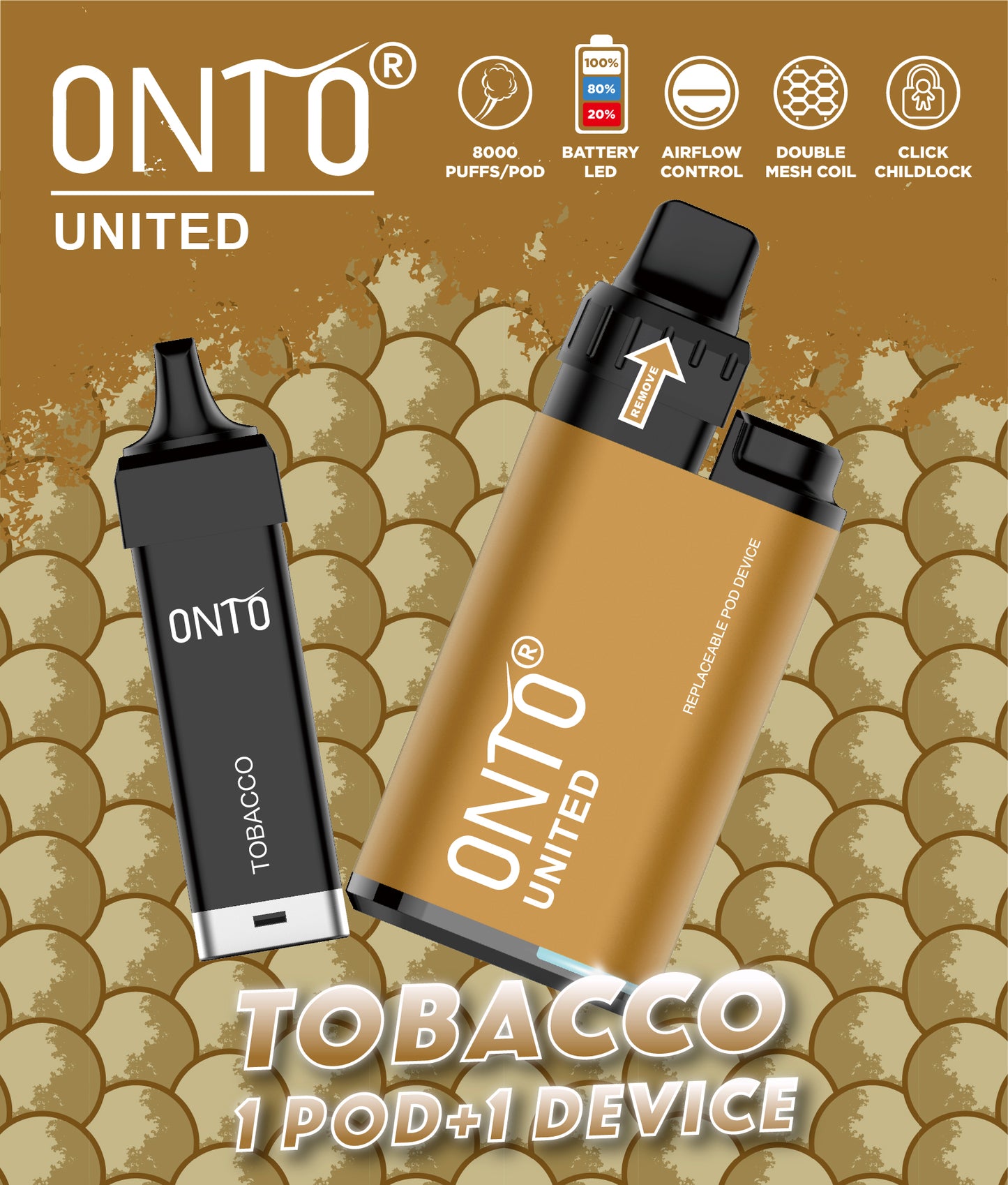 Onto - Tobacco Kit 8000 Puff