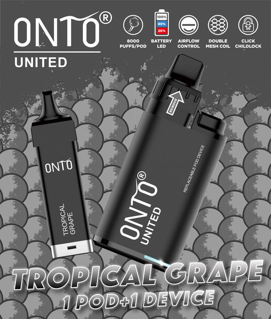 Onto - Tropical Grape Kit 8000 Puff