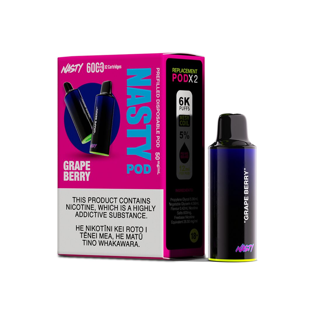 Nasty PX10 Pods (2 Pack) - Grape Berry