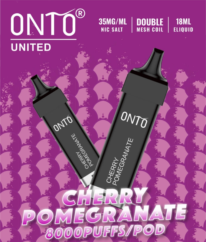 Onto - Prefilled Pod 8000 Puff - Cherry Pomegranate