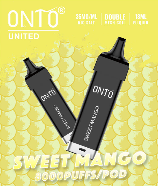 Onto - Prefilled Pod 8000 Puff - Sweet Mango