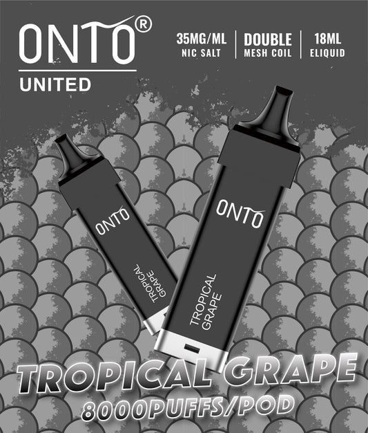 Onto - Prefilled Pod 8000 Puff - Tropical Grape