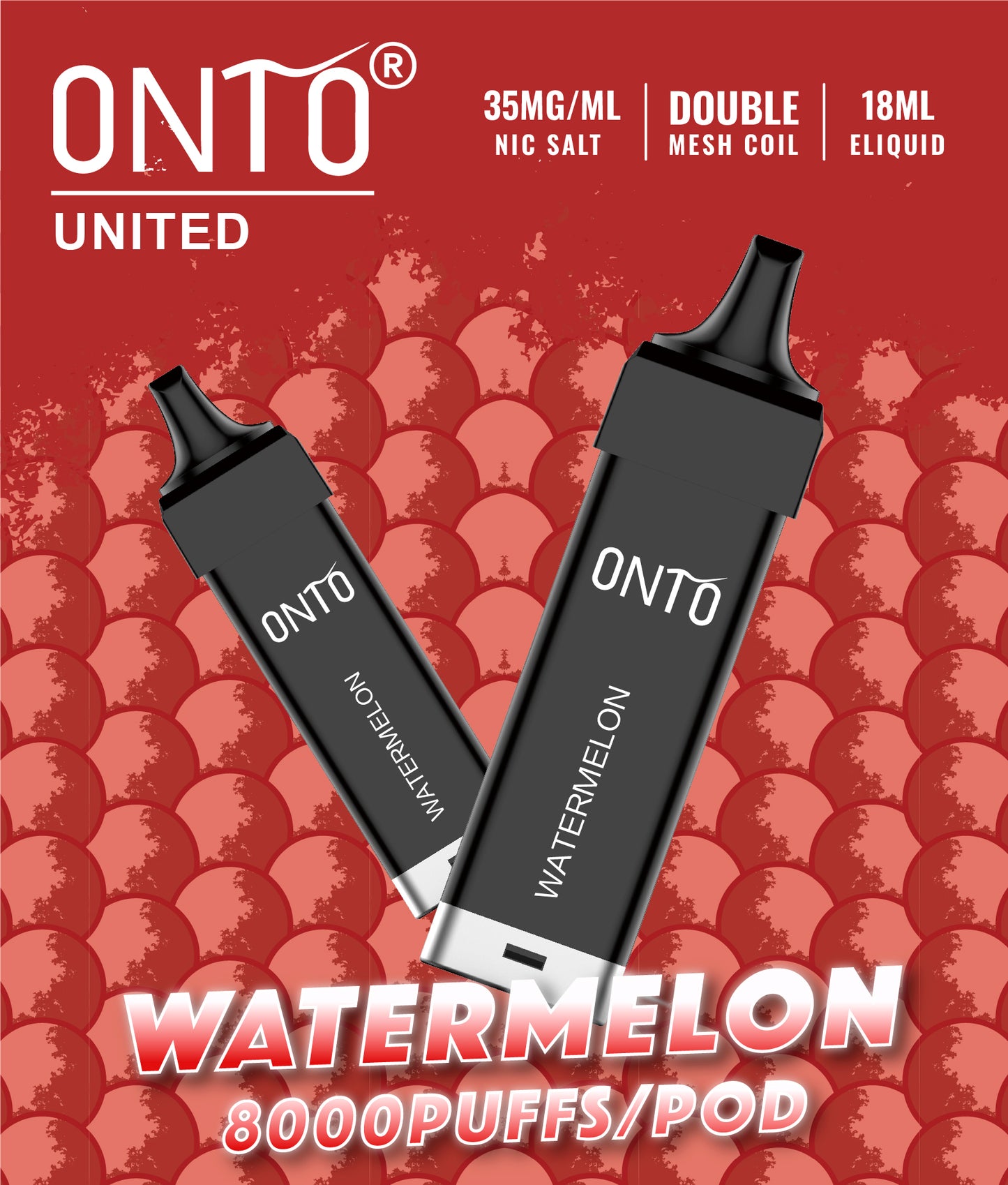 Onto - Prefilled Pod 8000 Puff - Watermelon