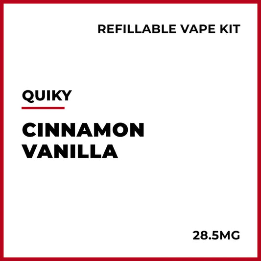 Quiky Pre-filled Vape Kit - Cinnamon Vanilla