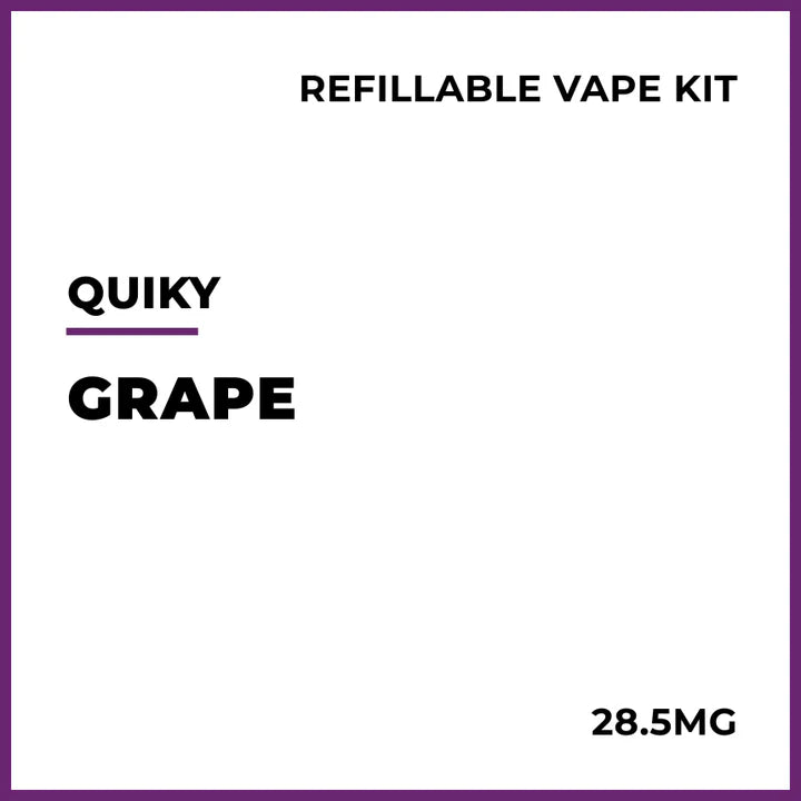 Quiky Pre-filled Vape Kit - Grape