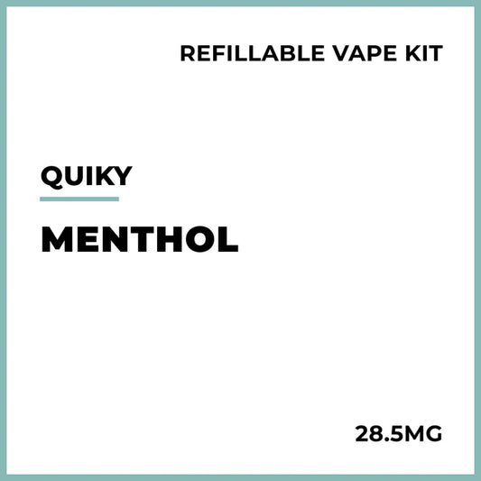 Quiky Pre-filled Vape Kit - Menthol