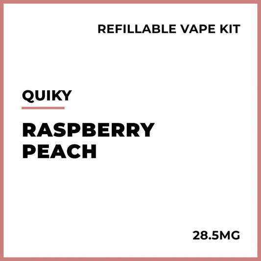 Quiky Pre-filled Vape Kit - Raspberry Peach