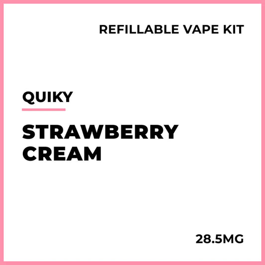 Quiky Pre-filled Vape Kit - Strawberry Cream