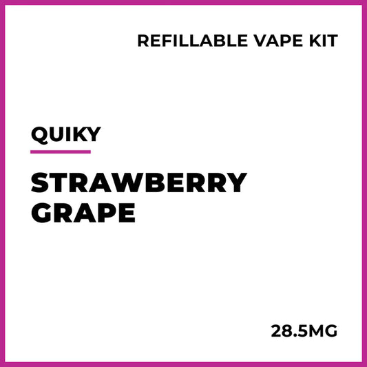 Quiky Pre-filled Vape Kit - Strawberry Grape