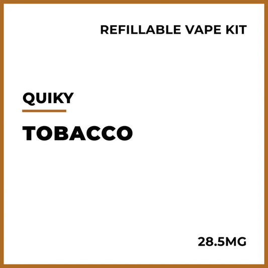 Quiky Pre-filled Vape Kit - Tobacco