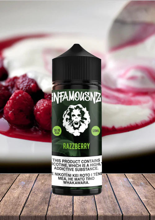 Infamous NZ - Raspberry Sweet (Razzberry) 120ml