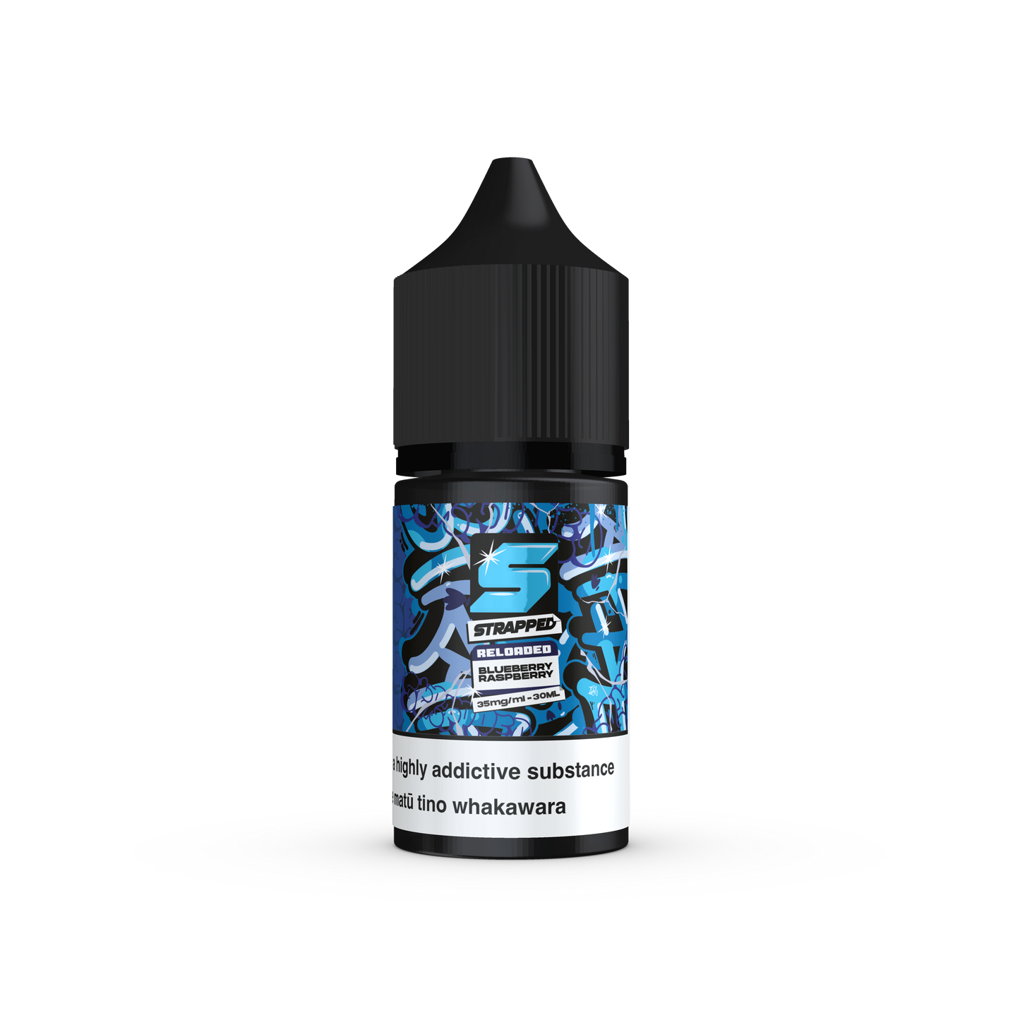 Strapped Reloaded Salts 30ml 35mg - Blueberry Raspberry