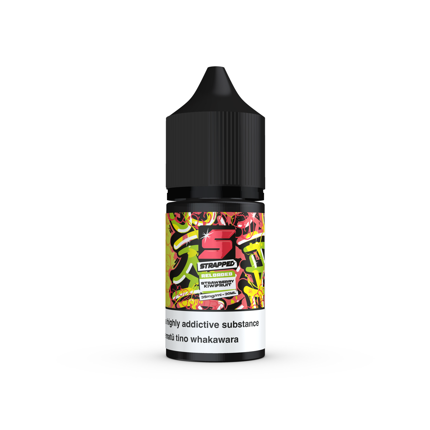 Strapped Reloaded Salts 30ml 35mg - Strawberry Kiwifruit