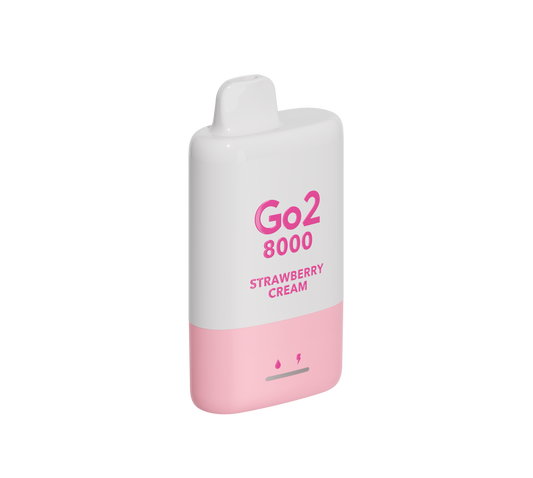 Go2 8000 Puff - Strawberry Cream