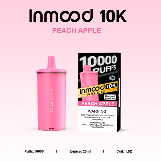 INMOOD 10K Pod - Peach Apple