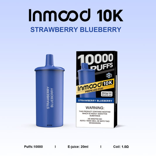 INMOOD 10K Pod - Strawberry Blueberry