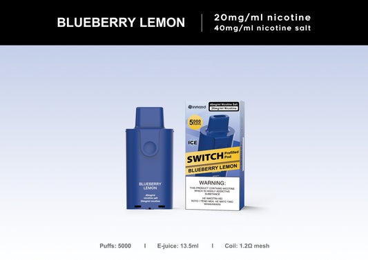 Switch Replacement Pod - 5000 Puffs - Blueberry Lemon