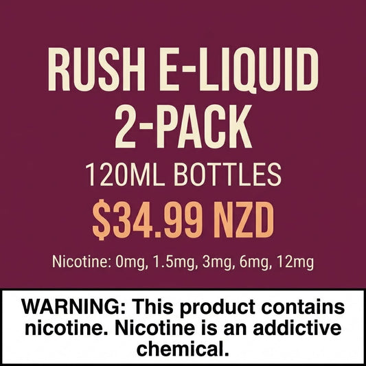 Rush E-Liquid - 2 Pack 120ml