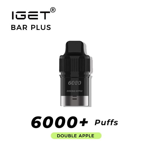 IGET Bar Plus Prefilled Pod 6000 Puff - Apple