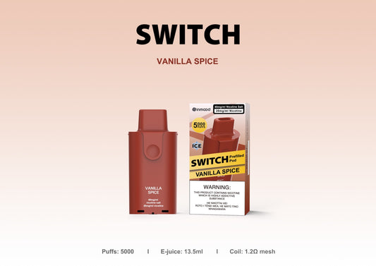 Switch Replacement Pod - 5000 Puffs - Vanilla Spice (Cola)