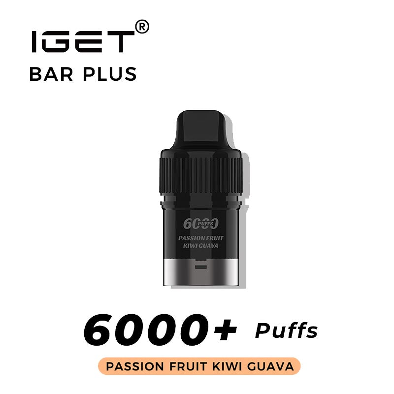 IGET Bar Plus Prefilled Pod 6000 Puff - Passionfruit Kiwifruit