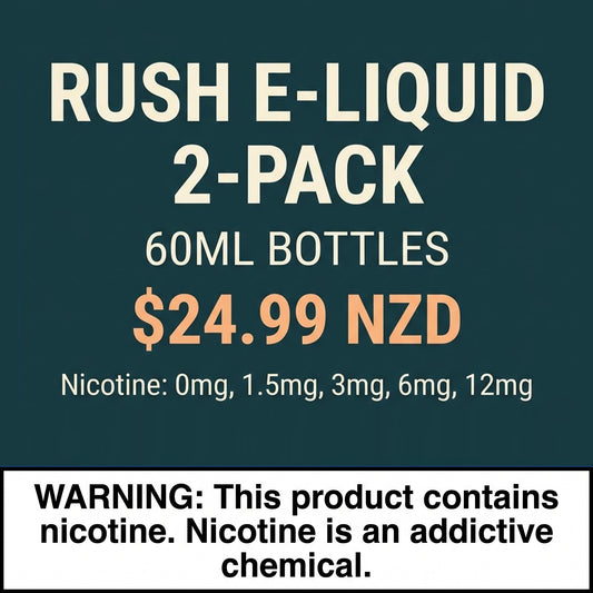 Rush E-Liquid - 2 Pack 60ml