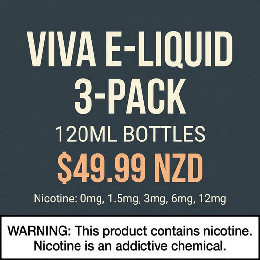 Viva E-Liquid - 3 Pack 120ml