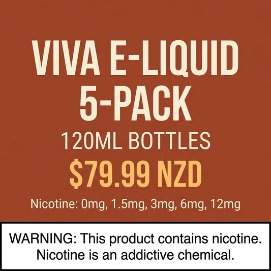 Viva E-Liquid - 5 Pack 120ml